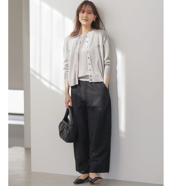 組曲「ライトラメニット アンサンブル」|カーディガン|