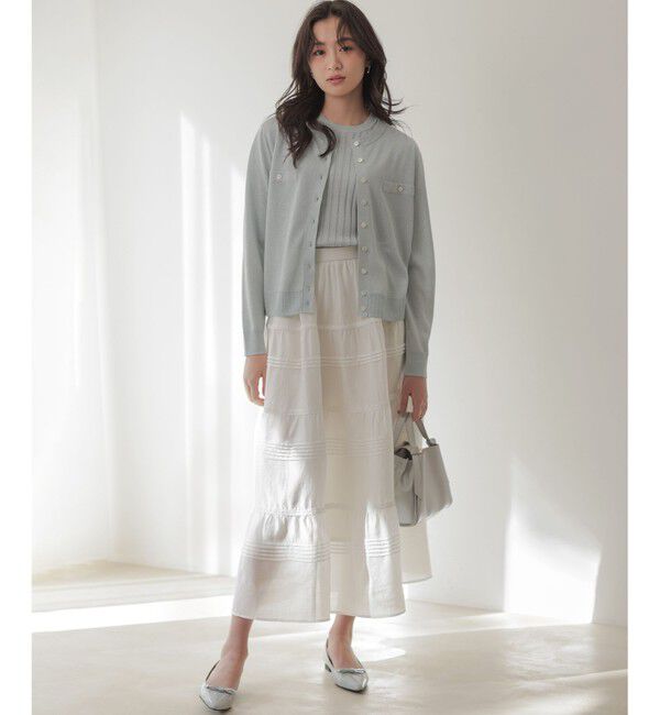 組曲「ライトラメニット アンサンブル」|カーディガン|