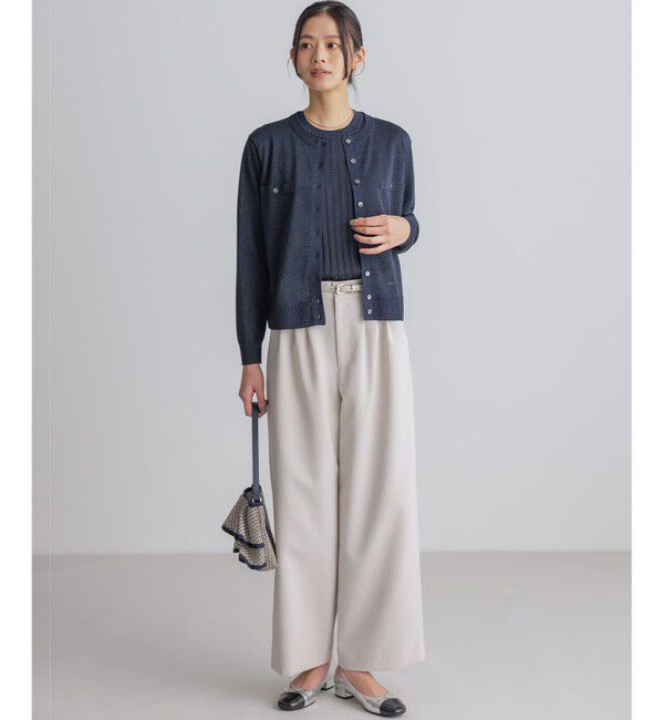 組曲「ライトラメニット アンサンブル」|カーディガン|