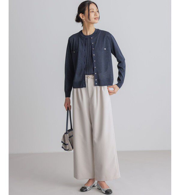 組曲「ライトラメニット アンサンブル」|カーディガン|