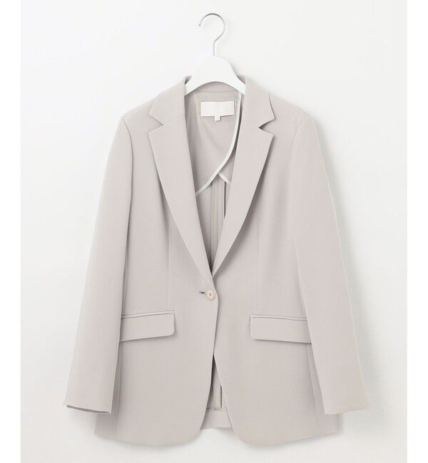 自由区「【セットアップ対応・洗える】トリアセダブルクロステーラード ジャケット」|テーラードジャケット|