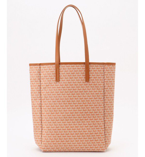 自由区「モノグラムロゴトート バッグ」|トートバッグ|オレンジ