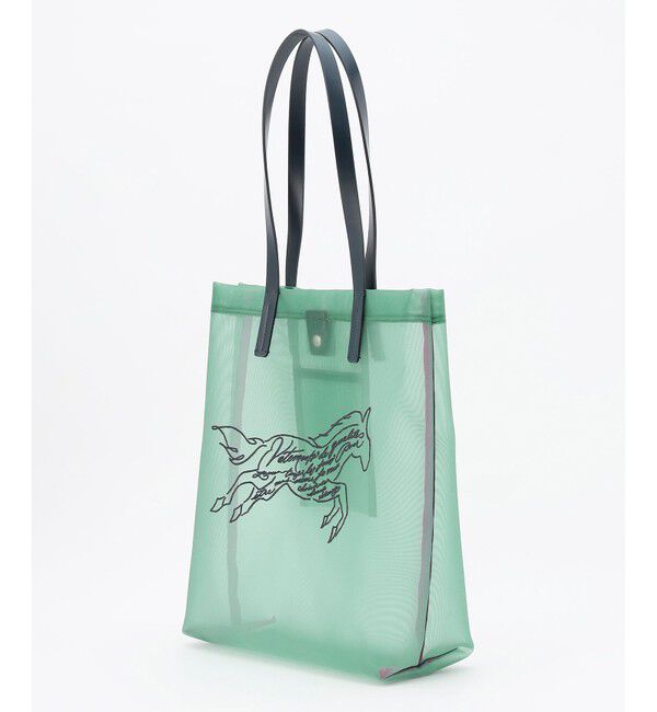 自由区「【カタログ掲載・コラボ・A4サイズ収納可】ホースメッシュトート バッグ」|トートバッグ|