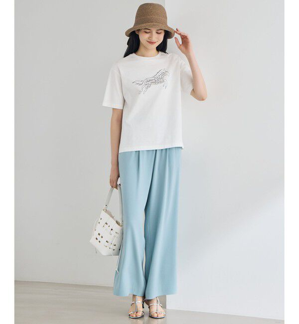 自由区「【カタログ掲載】ホースモチーフロゴ Tシャツ」|Tシャツ・カットソー|