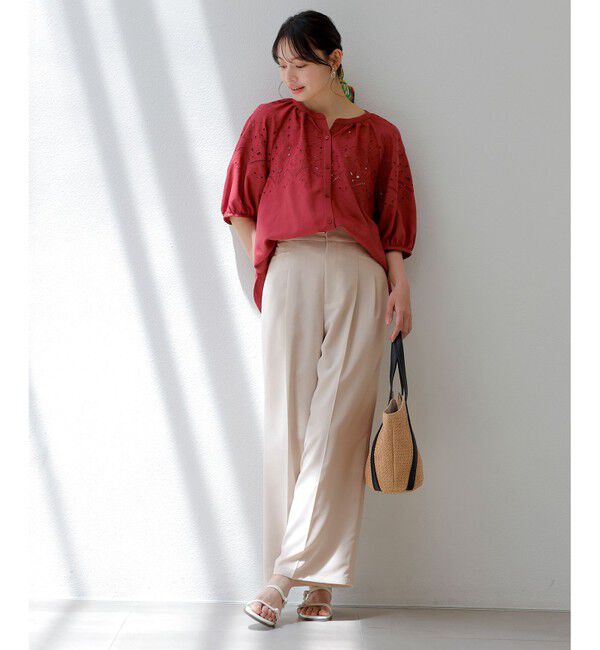 ANY SIS「【接触冷感・速乾・UVカット・洗える】スイートクール ワイドパンツ」|その他|