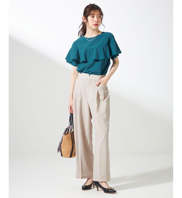 ANY SIS「【接触冷感・速乾・UVカット・洗える】スイートクール ワイドパンツ」|その他|