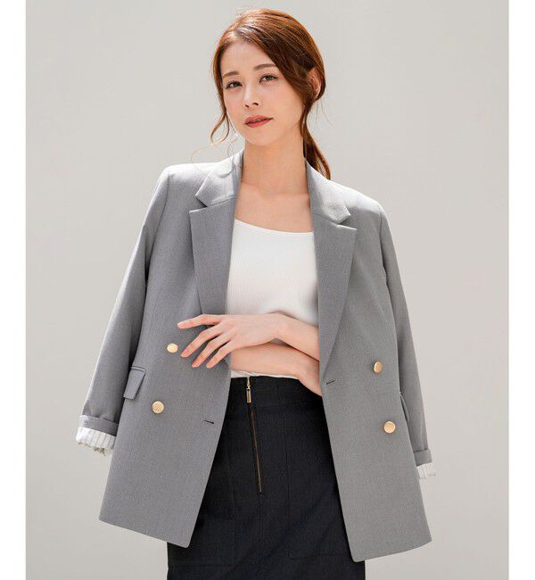 ANY SIS「褒めらレディストレッチ テーラード ジャケット」|テーラードジャケット|