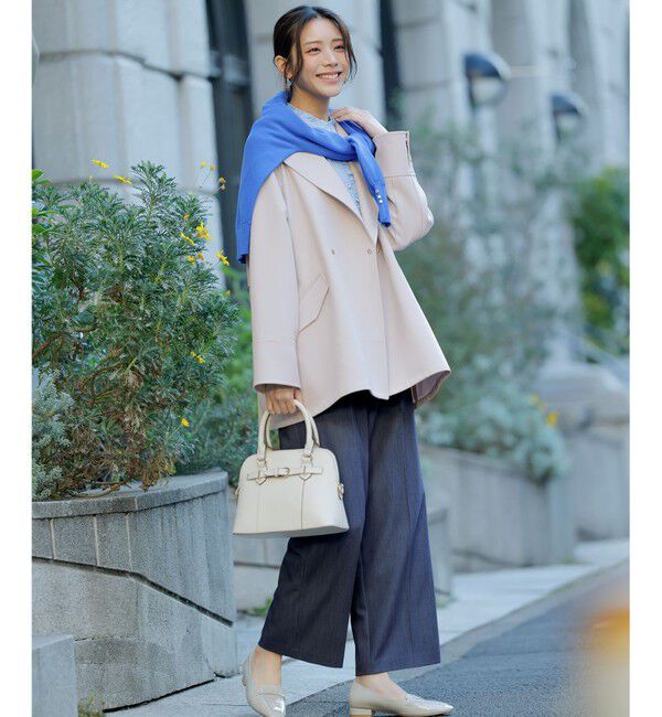 ANY SIS「褒めらレディストレッチ ワイドパンツ」|その他|