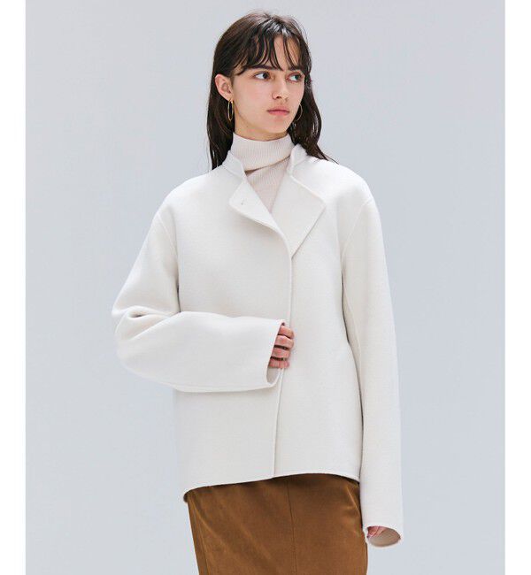 BEIGE,「【Oggi掲載】LEMOORE / ウールリバースタンドカラーショートコート」|その他|