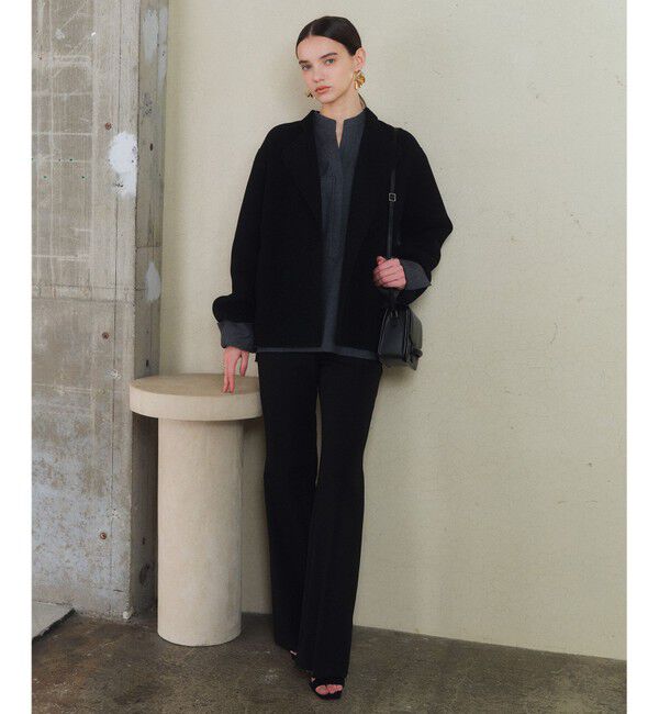 BEIGE,「【Oggi掲載】LEMOORE / ウールリバースタンドカラーショートコート」|その他|