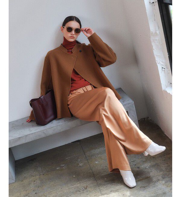 BEIGE,「【Oggi掲載】LEMOORE / ウールリバースタンドカラーショートコート」|その他|