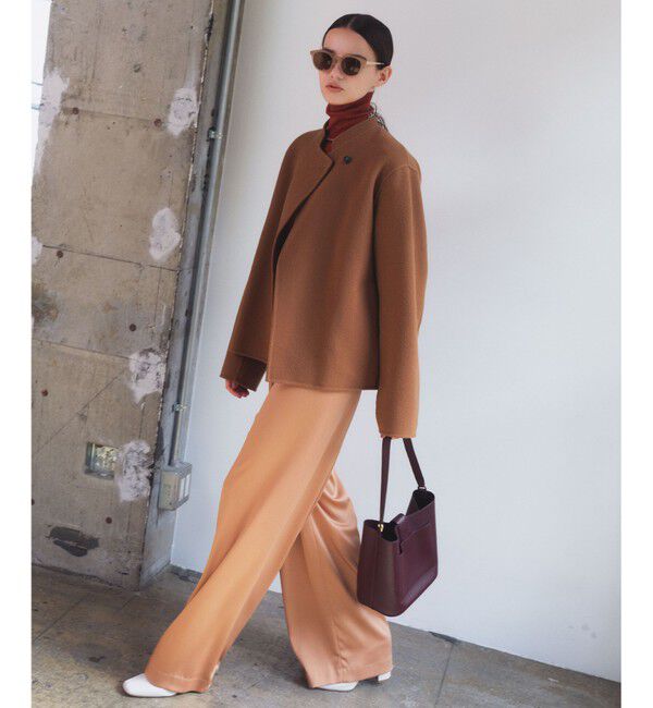 BEIGE,「【Oggi掲載】LEMOORE / ウールリバースタンドカラーショートコート」|その他|