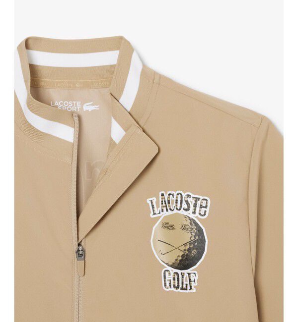 LACOSTE「半袖ゴルフウィンドブレイカー」|ブルゾン・スタジャン|