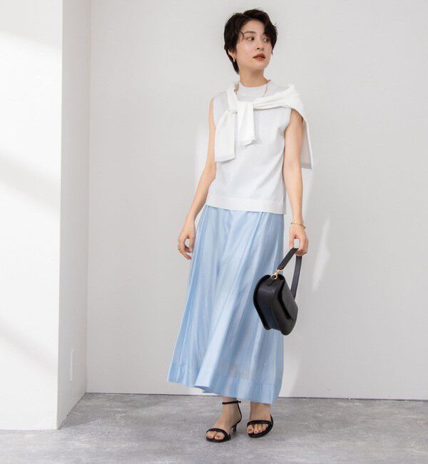 NOLLEY'S sophi「《セットアップ対応》シアーローンフレアスカート」|フレア|