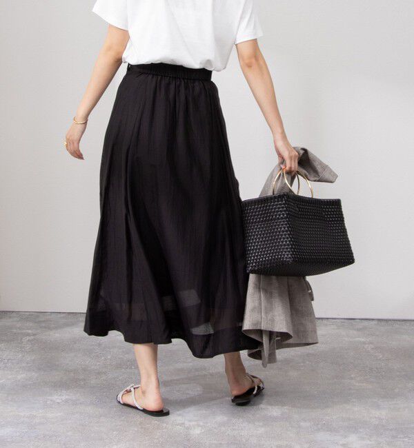 NOLLEY'S sophi「《セットアップ対応》シアーローンフレアスカート」|フレア|