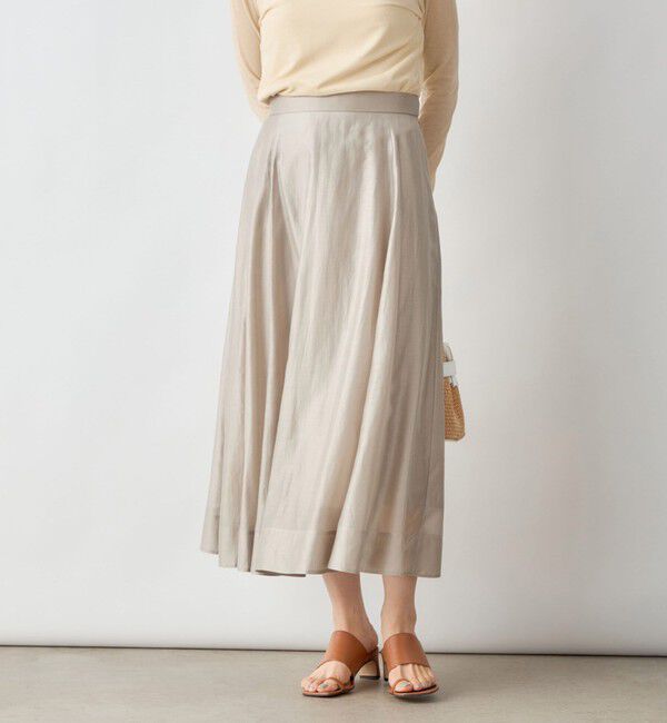 NOLLEY'S sophi「《セットアップ対応》シアーローンフレアスカート」|フレア|
