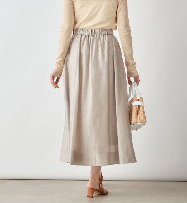 NOLLEY'S sophi「《セットアップ対応》シアーローンフレアスカート」|フレア|