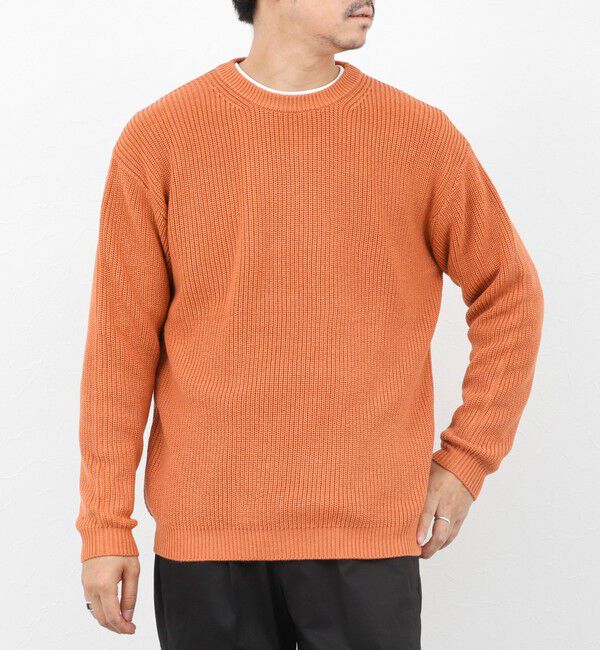 NOLLEY'S goodman「《2点セット》ウォッシャブル/抗菌加工 片畦7Gプルオーバー(ロンT付) 25AW」|ニット・セーター|