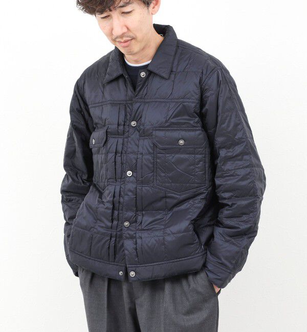 NOLLEY'S goodman「【TAION/タイオン】G DOWN JKT with STORAGE BAG 25AW」|ダウン|ネイビー