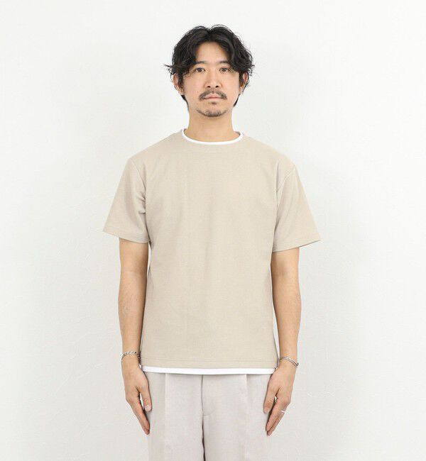 NOLLEY'S goodman「ケーブルニットダブルカラーTee 26SS」|Tシャツ・カットソー|