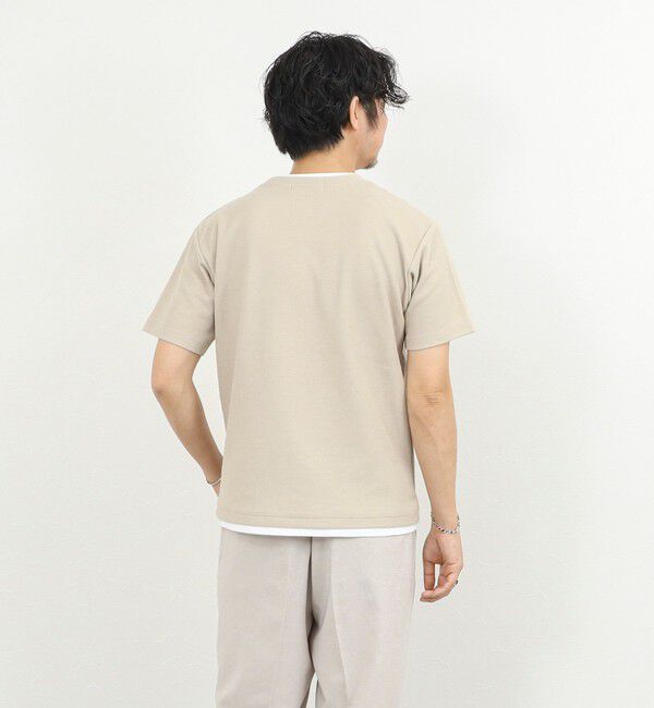 NOLLEY'S goodman「ケーブルニットダブルカラーTee 26SS」|Tシャツ・カットソー|