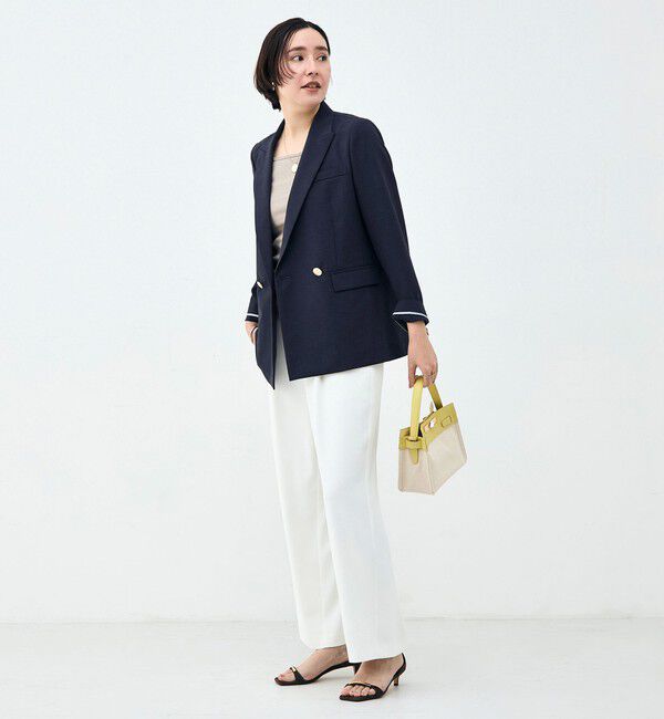 NOLLEY'S sophi「《セットアップ対応》ウォッシャブルブリーザブルシャンブレーダブルジャケット」|テーラードジャケット|