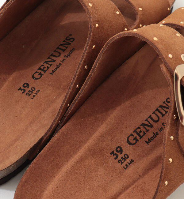 NOLLEY'S「【GENUINS/ジェニンズ】　スエードスタッズベルトサンダル」|サンダル|