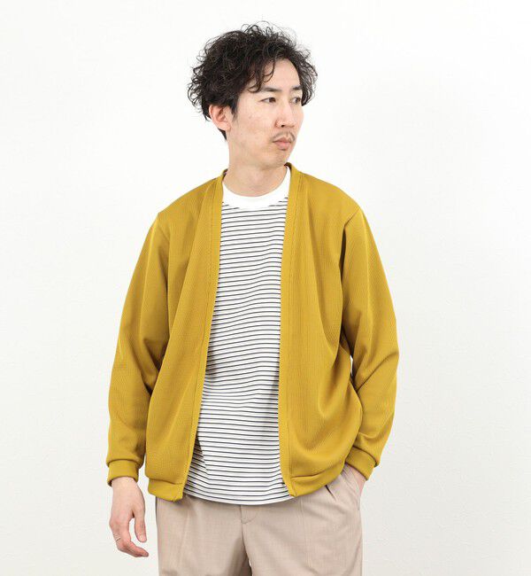 NOLLEY'S goodman「針抜きジャージ ボタンレスカーディガン 26SS」|カーディガン|