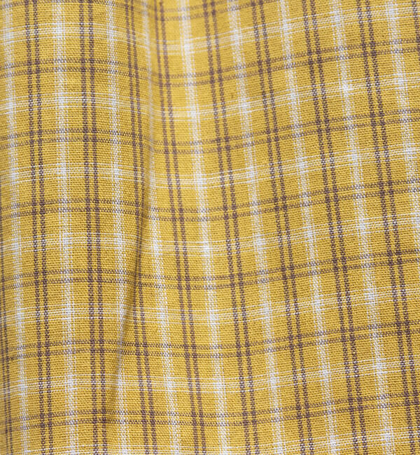 GLOSTER「【GLOSTER/グロスター】チェック半袖シャツ ボタンダウン ワンポイントロゴ刺繍入り」|シャツ・ブラウス|