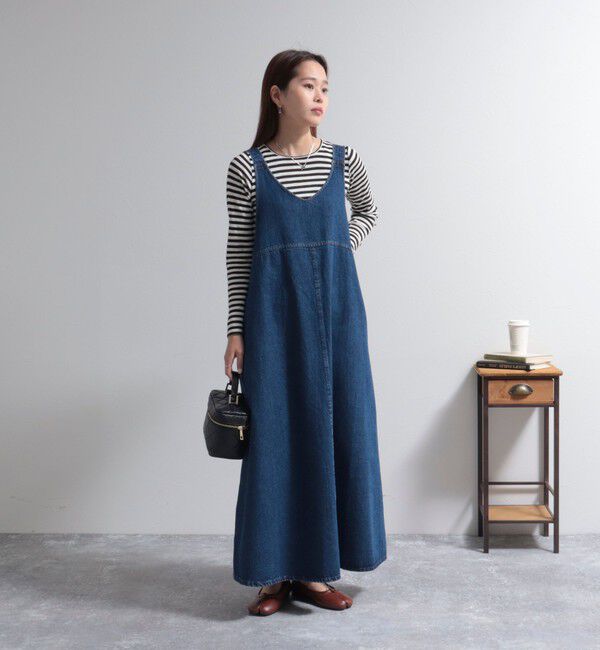 fredy emue「デニムジャンスカ」|ワンピース|
