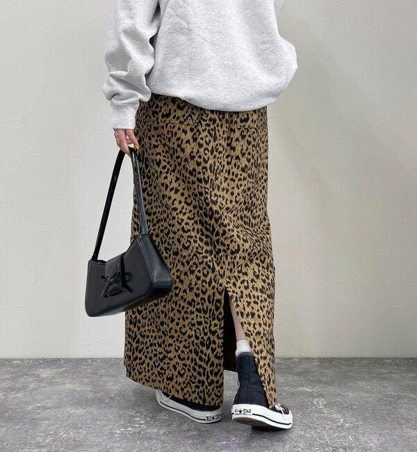 fredy emue「マルチファブリック タイトスカート」|スカート|ベージュ系その他