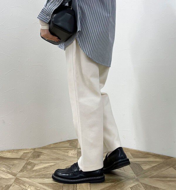 fredy emue「【GEVACO/ゲバコ】ウールライクイージーパンツ」|チノ|