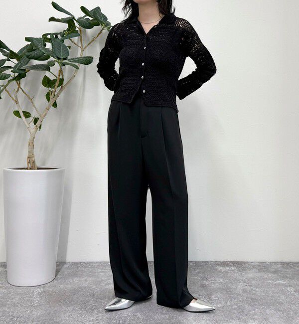 fredy emue「MADE INDIA クロシェ編みカーディガン」|カーディガン|