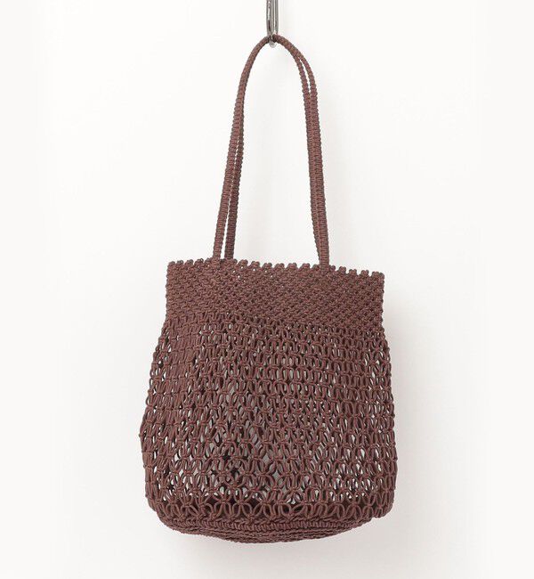 fredy emue「【The Bagmati】コットンコードカラーラウンドバッグ」|かごバッグ|