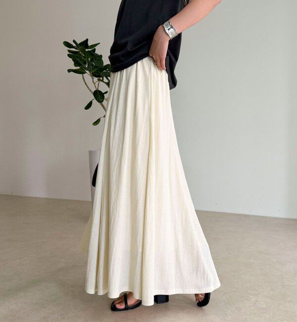 fredy emue「《セットアップ対応》タンブラー鹿の子フレアースカート」|スカート|