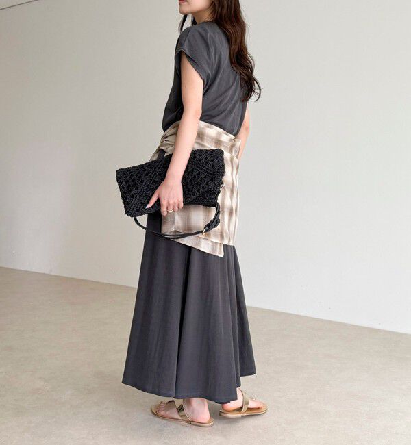 fredy emue「《セットアップ対応》タンブラー鹿の子フレアースカート」|スカート|