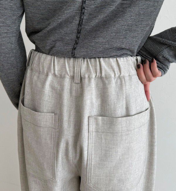 fredy emue「ウールライクイージーワークパンツ」|チノ|