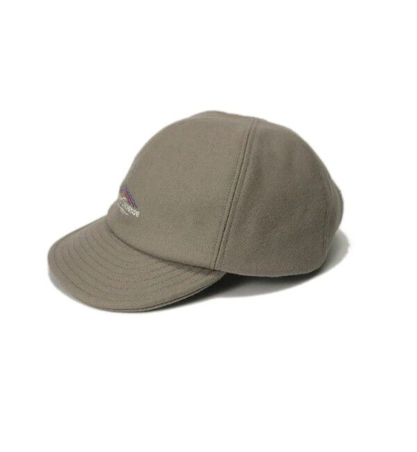 GLOSTER「【halo Commodity/ハロ コモディティー】Traverse Melton Cap」|キャップ・キャスケット|グレイッシュベージュ