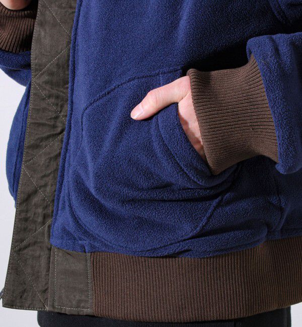 GLOSTER「【ナイロン&times;フリース】2WAY リバーシブルボンバージャケット MA-1 UNISEX」|ブルゾン・スタジャン|