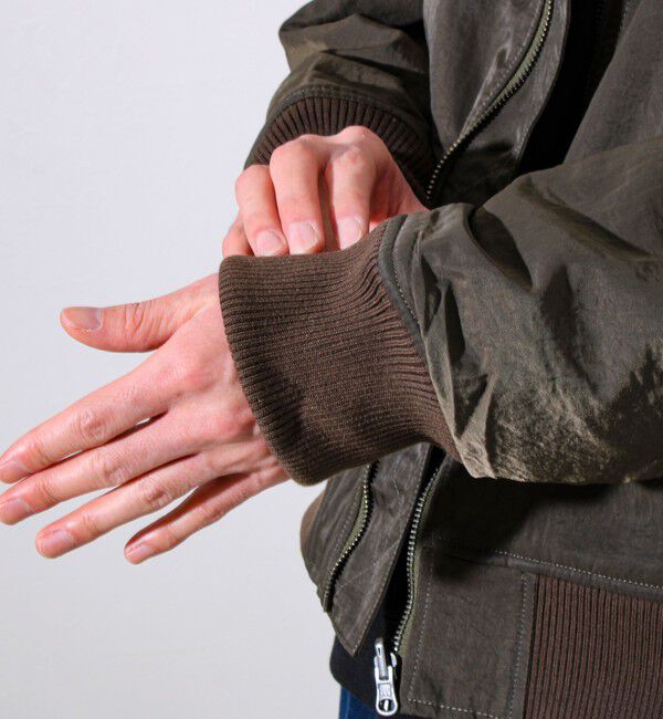 GLOSTER「【ナイロン&times;フリース】2WAY リバーシブルボンバージャケット MA-1 UNISEX」|ブルゾン・スタジャン|