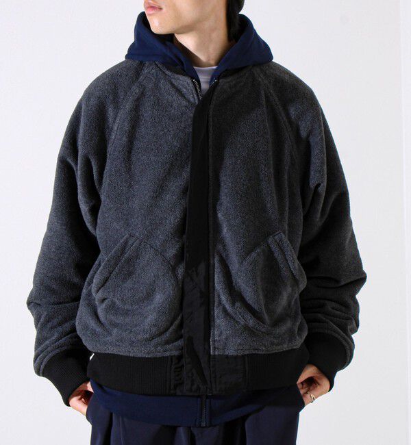 GLOSTER「【ナイロン&times;フリース】2WAY リバーシブルボンバージャケット MA-1 UNISEX」|ブルゾン・スタジャン|