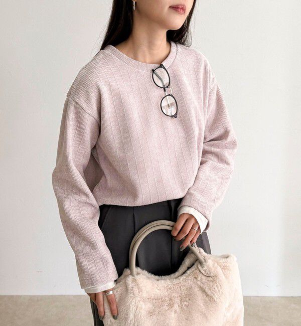 fredy emue「ラメモールプルオーバー」|Tシャツ・カットソー|