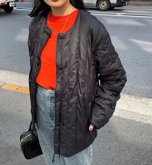 fredy emue「【TAION/タイオン】REVERSIBLE CHINA BUTTON INNER DOWN」|ダウン|ブラック