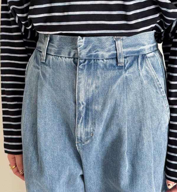 fredy emue「デニムタックスラックス」|デニム|