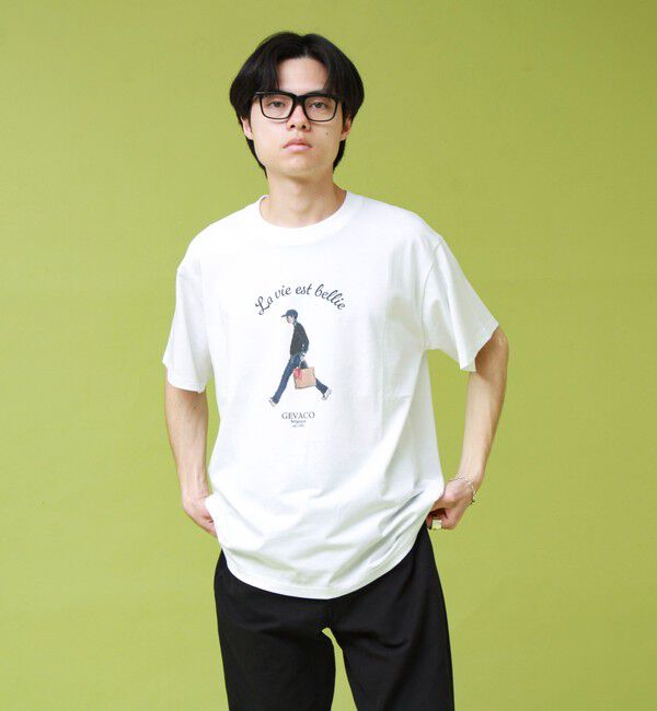 GLOSTER「【GEVACO/ゲバコ】プリントＴシャツ」|Tシャツ・カットソー|
