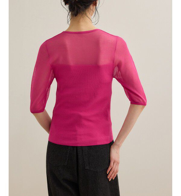 ROPE「シアーリブニット/洗える」|ニット・セーター|