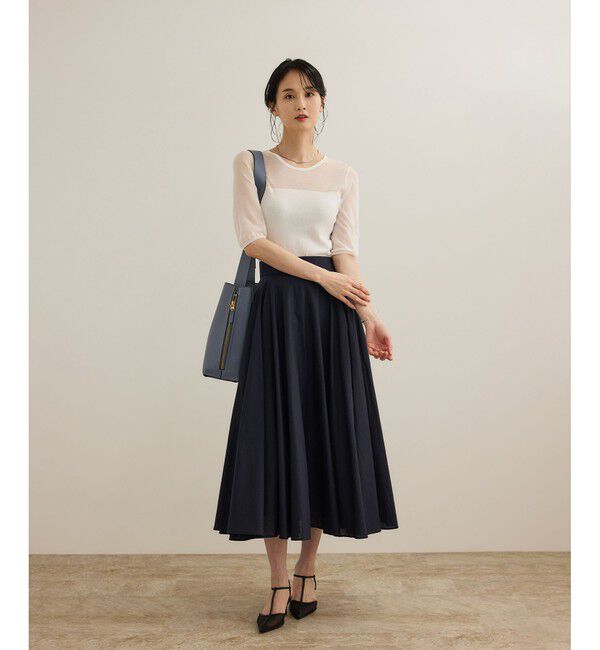 ROPE「シアーリブニット/洗える」|ニット・セーター|