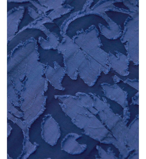 ROPE「スクエアーネックワンピース（ジャガード/サッカー素材）/洗える」|ワンピース|