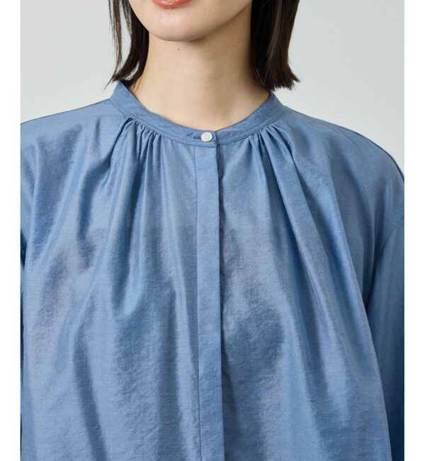 ROPE「キュプラシルクボリュームスリーブブラウス/イージーケア」|シャツ・ブラウス|