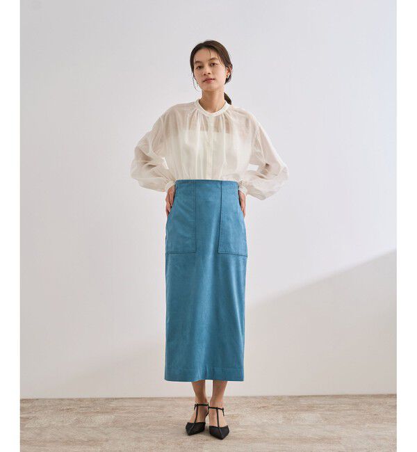 ROPE「キュプラシルクボリュームスリーブブラウス/イージーケア」|シャツ・ブラウス|